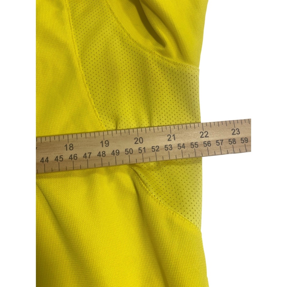 Sugoi Mens XL Cycling Jersey Hi-Vis Yellow Short Sleeve 1/4 Zip 3-Pocket Bike - Picture 3 of 9